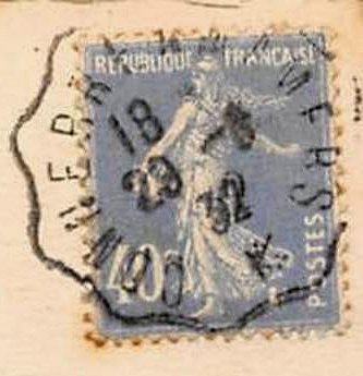 Courrier-Convoyeur Bonnétable Mamers Type III 1932